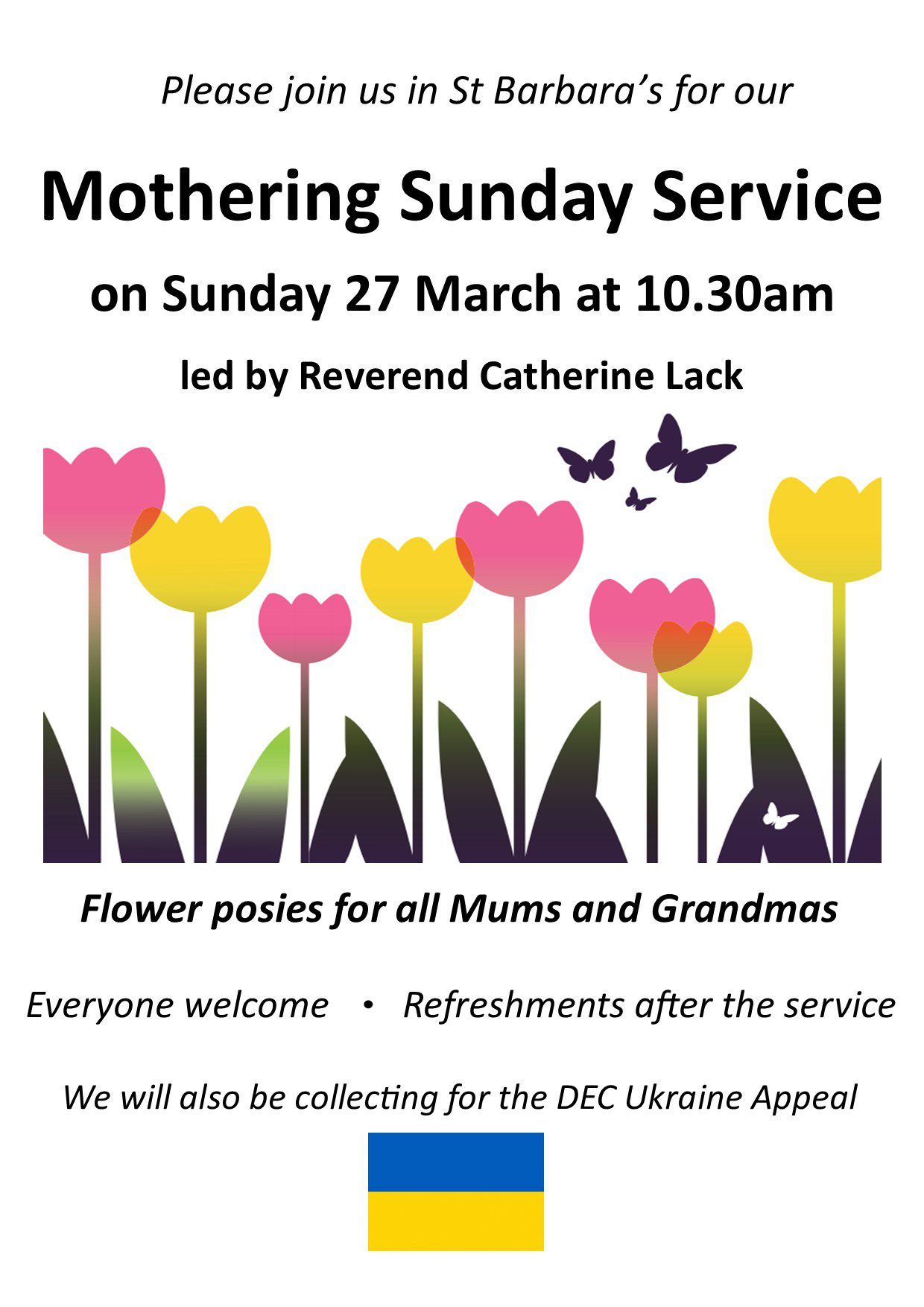 St Barbara’s Mother’s Day Service